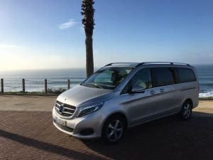 mercedes v220 on a private tour in Portugal